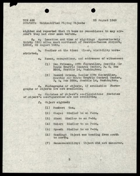 FBI 1949 飛碟檔案（Box 186, 319.1） — 第 11 頁