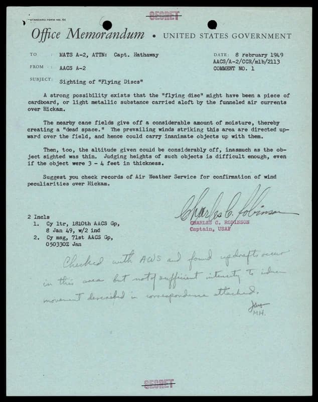 FBI 1949 飛碟檔案（Box 186, 319.1） — 第 91 頁