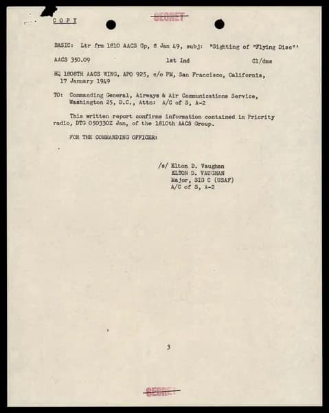 FBI 1949 飛碟檔案（Box 186, 319.1） — 第 94 頁