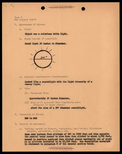 FBI 1949 飛碟檔案（Box 186, 319.1） — 第 105 頁