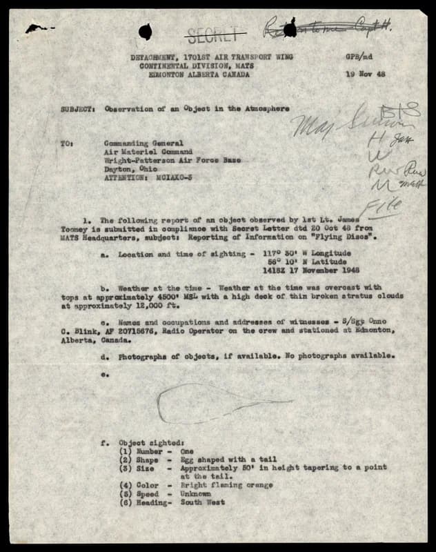 FBI 1949 飛碟檔案（Box 186, 319.1） — 第 121 頁