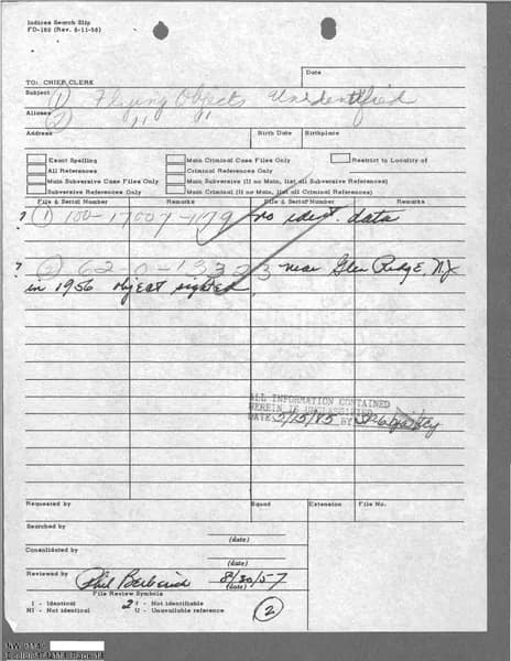 FBI UAP D012 Newark Field Office 1952 1967 — 第 14 頁