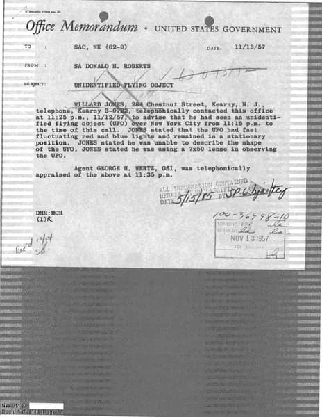 FBI UAP D012 Newark Field Office 1952 1967 — 第 18 頁