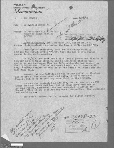 FBI UAP D012 Newark Field Office 1952 1967 — 第 32 頁