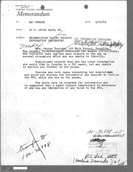 FBI UAP D012 Newark Field Office 1952 1967 — 第 35 頁