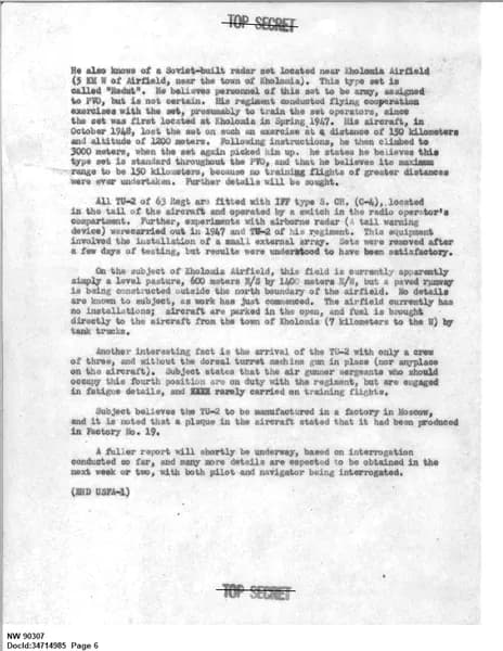 1948–1955 情報蒐集與分發紀錄 — 第 6 頁