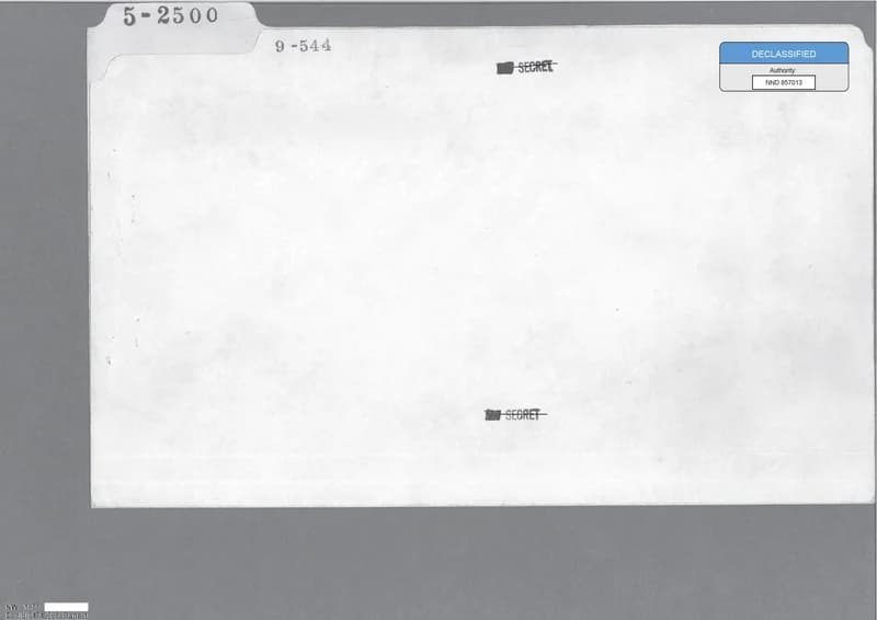 Historical Numerical File 5-2500 — p.1