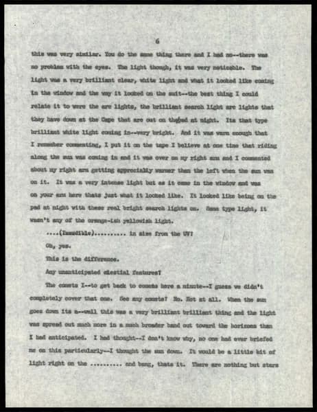 NASA UAP D015 Astronaut Scientific Debriefings 1962 1963 — p.7