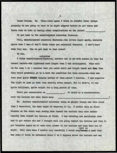 NASA UAP D015 Astronaut Scientific Debriefings 1962 1963 — p.9