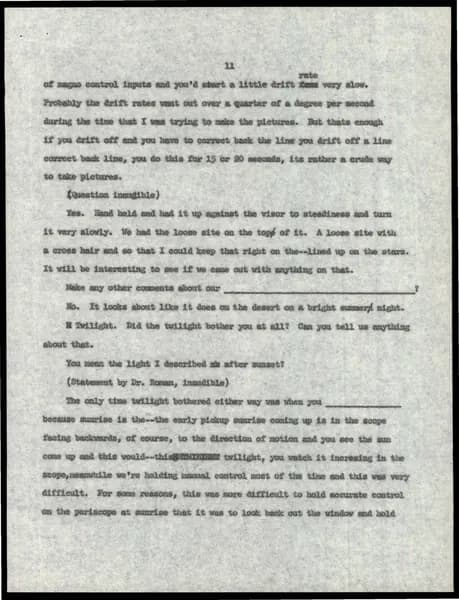 NASA UAP D015 Astronaut Scientific Debriefings 1962 1963 — p.12