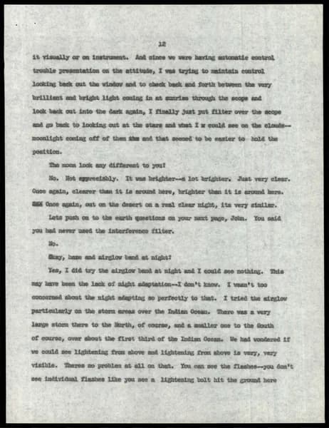 NASA UAP D015 Astronaut Scientific Debriefings 1962 1963 — p.13
