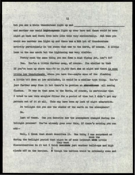 NASA UAP D015 Astronaut Scientific Debriefings 1962 1963 — p.14