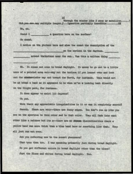NASA UAP D015 Astronaut Scientific Debriefings 1962 1963 — p.17