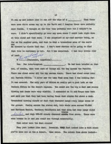 NASA UAP D015 Astronaut Scientific Debriefings 1962 1963 — p.19