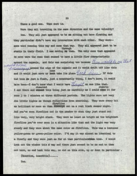 NASA UAP D015 Astronaut Scientific Debriefings 1962 1963 — p.21