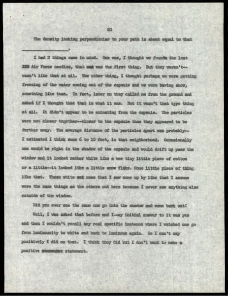 NASA UAP D015 Astronaut Scientific Debriefings 1962 1963 — p.22