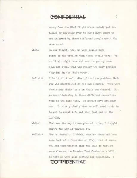 NASA UAP D016 Preliminary Gemini 4 Crew Debriefing Part1 1965 — p.13