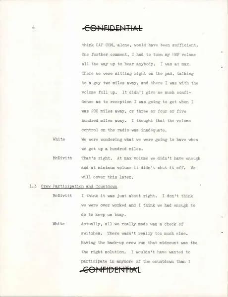 NASA UAP D016 Preliminary Gemini 4 Crew Debriefing Part1 1965 — p.14