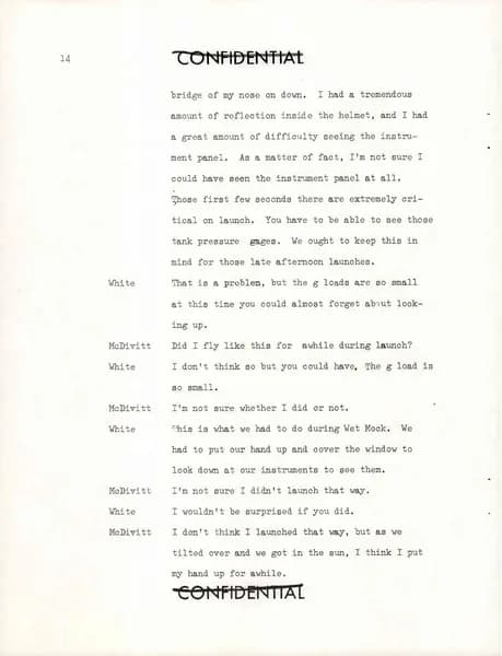 NASA UAP D016 Preliminary Gemini 4 Crew Debriefing Part1 1965 — p.22