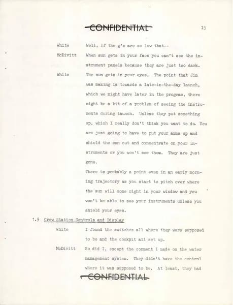 NASA UAP D016 Preliminary Gemini 4 Crew Debriefing Part1 1965 — p.23