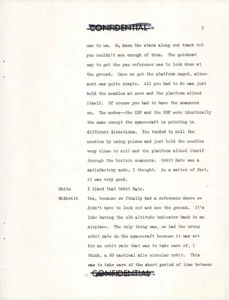 NASA UAP D017 Preliminary Gemini 4 Crew Debriefing Part2 1965 — p.9