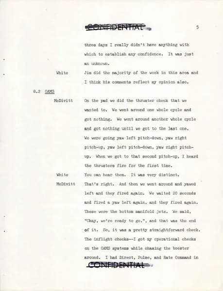 NASA UAP D017 Preliminary Gemini 4 Crew Debriefing Part2 1965 — p.11