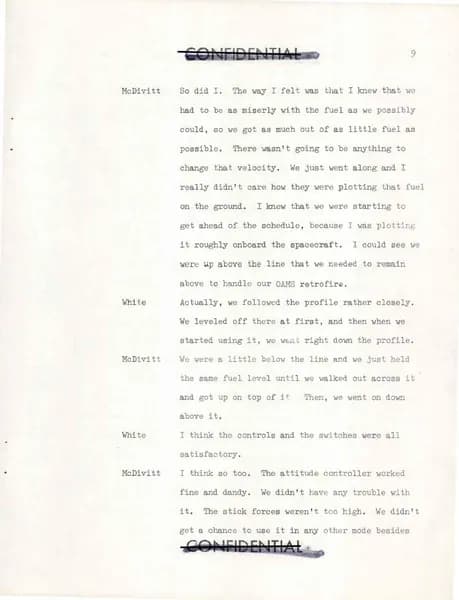 NASA UAP D017 Preliminary Gemini 4 Crew Debriefing Part2 1965 — p.15