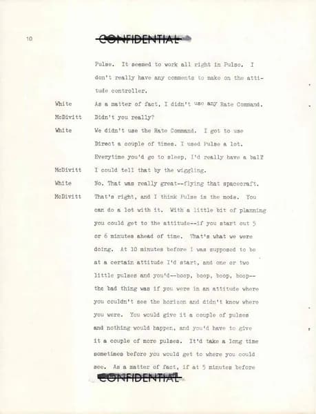 NASA UAP D017 Preliminary Gemini 4 Crew Debriefing Part2 1965 — p.16