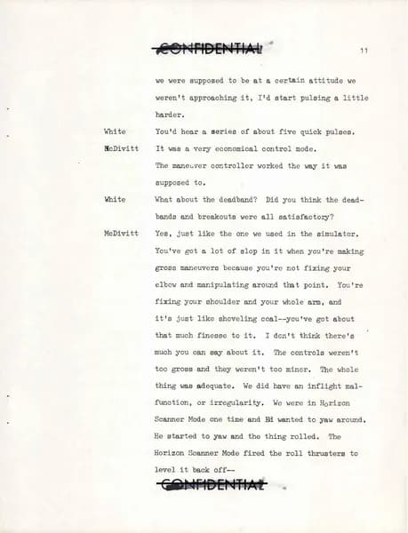 NASA UAP D017 Preliminary Gemini 4 Crew Debriefing Part2 1965 — p.17