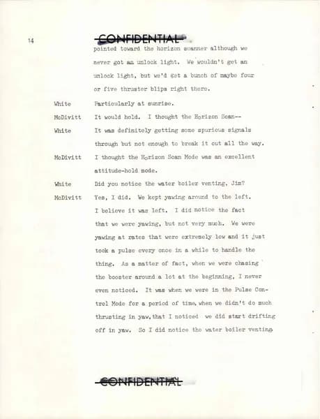 NASA UAP D017 Preliminary Gemini 4 Crew Debriefing Part2 1965 — p.20
