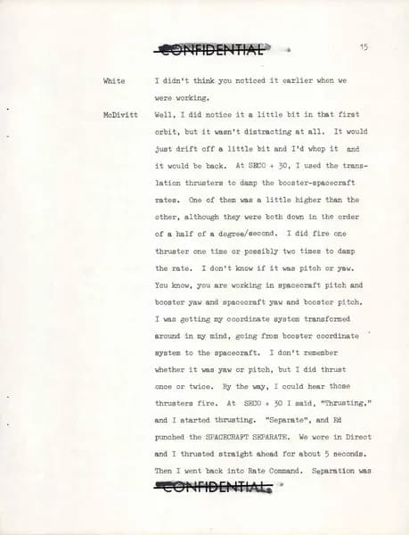 NASA UAP D017 Preliminary Gemini 4 Crew Debriefing Part2 1965 — p.21
