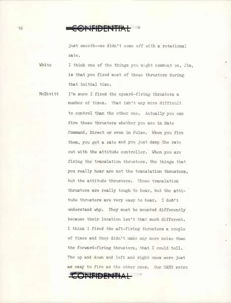 NASA UAP D017 Preliminary Gemini 4 Crew Debriefing Part2 1965 — p.22