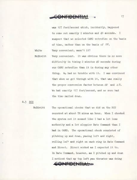 NASA UAP D017 Preliminary Gemini 4 Crew Debriefing Part2 1965 — p.23