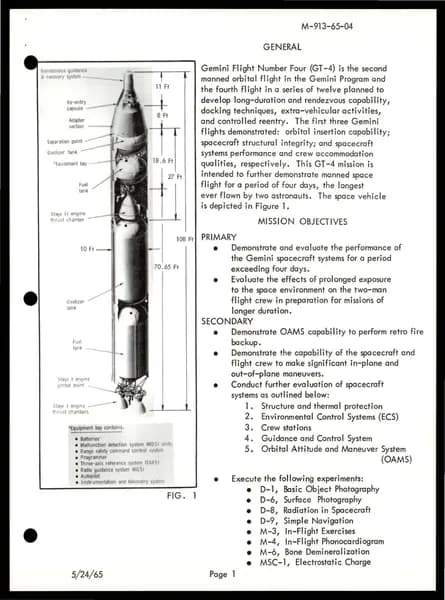 NASA UAP D018 Gemini 4 Experiment Debriefing 1967 — 第 11 頁