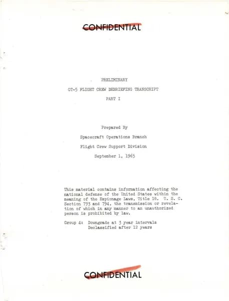 NASA UAP D019 Gemini 5 Technical Debriefing Part1 1965 — 第 2 頁