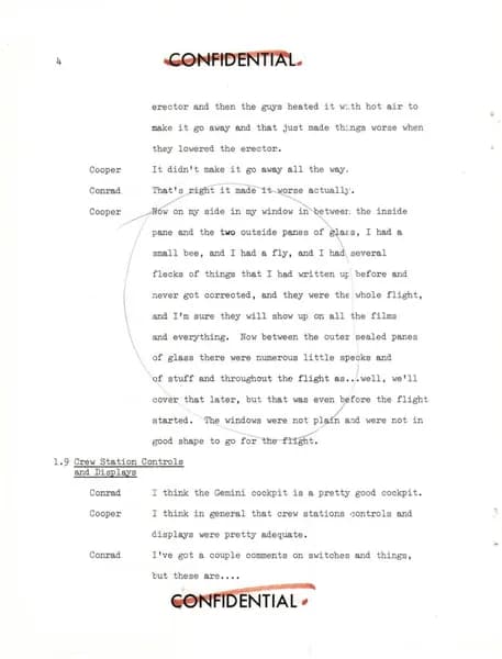NASA UAP D019 Gemini 5 Technical Debriefing Part1 1965 — 第 9 頁
