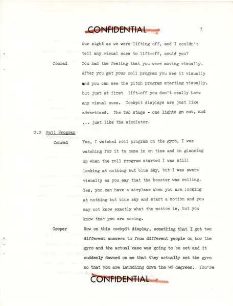 NASA UAP D019 Gemini 5 Technical Debriefing Part1 1965 — 第 12 頁