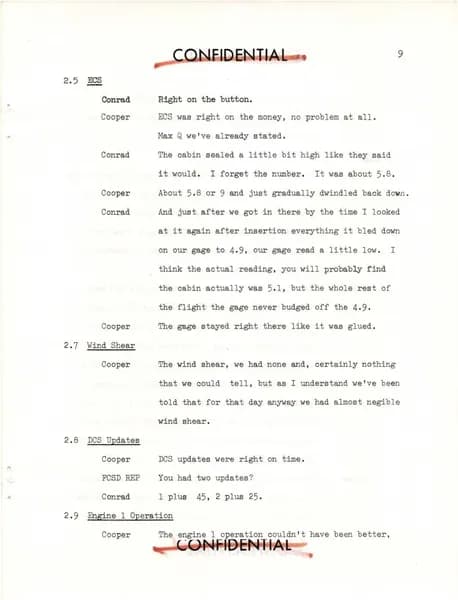 NASA UAP D019 Gemini 5 Technical Debriefing Part1 1965 — 第 14 頁