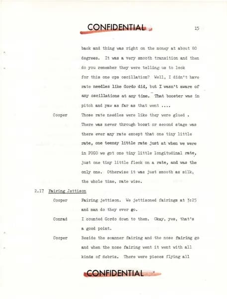 NASA UAP D019 Gemini 5 Technical Debriefing Part1 1965 — 第 20 頁