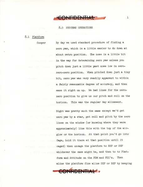 NASA UAP D020 Gemini 5 Technical Debriefing Part2 1965 — p.6