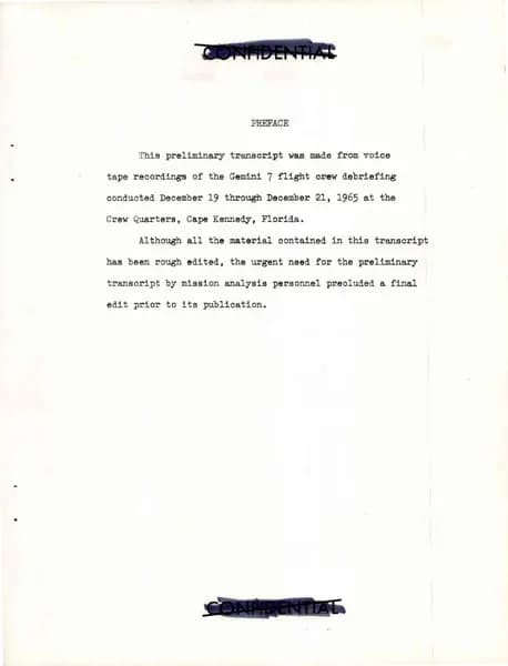 NASA UAP D021 Gemini 7 Technical Debriefing 1965 — p.3