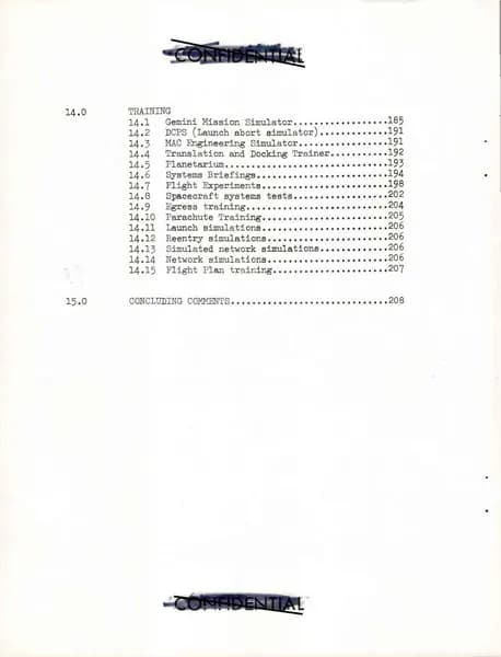 NASA UAP D021 Gemini 7 Technical Debriefing 1965 — p.6