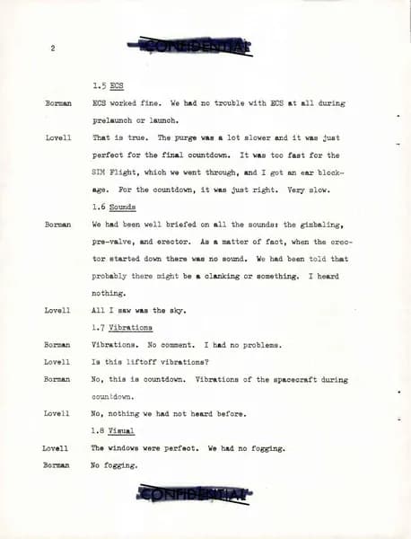 NASA UAP D021 Gemini 7 Technical Debriefing 1965 — p.12