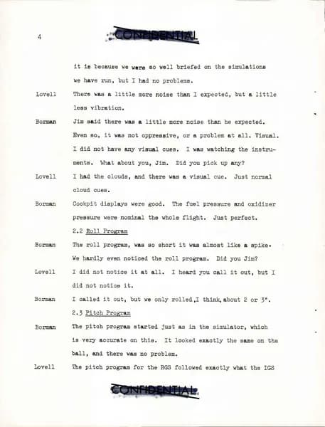 NASA UAP D021 Gemini 7 Technical Debriefing 1965 — p.14