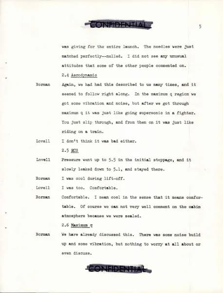 NASA UAP D021 Gemini 7 Technical Debriefing 1965 — p.15