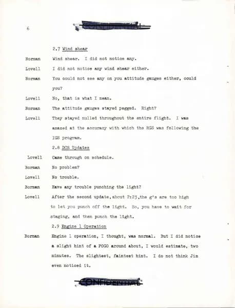 NASA UAP D021 Gemini 7 Technical Debriefing 1965 — p.16