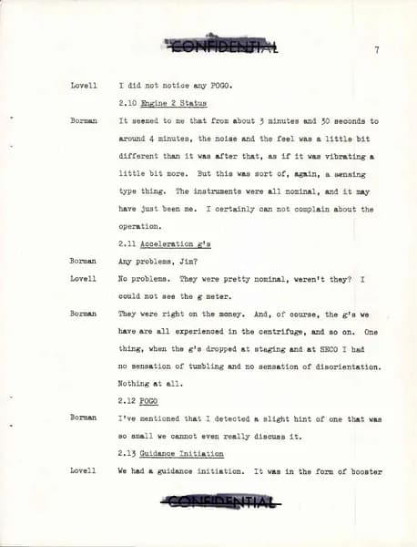 NASA UAP D021 Gemini 7 Technical Debriefing 1965 — p.17