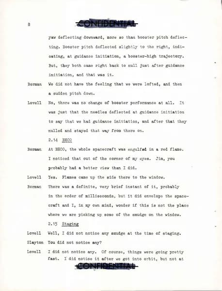 NASA UAP D021 Gemini 7 Technical Debriefing 1965 — p.18