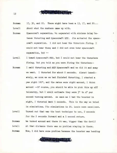 NASA UAP D021 Gemini 7 Technical Debriefing 1965 — p.22