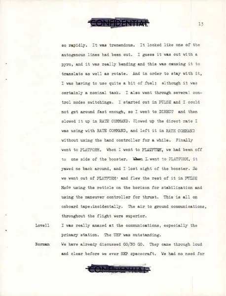 NASA UAP D021 Gemini 7 Technical Debriefing 1965 — p.23